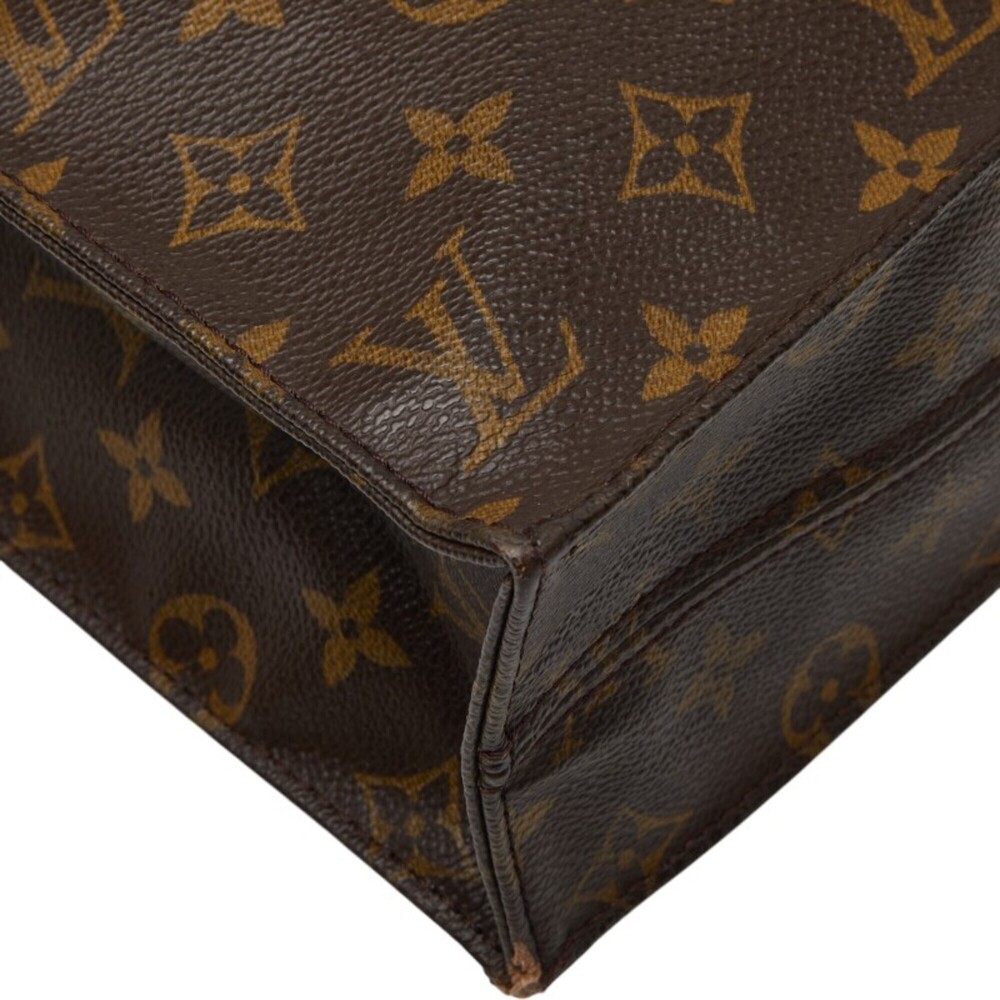 LOUIS VUITTON Brown Monogram Leather Tote Bag - Picture 7 of 12